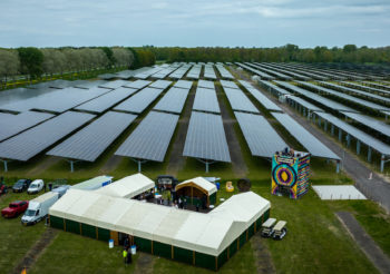 Festival takes sustainability step with world’s largest solar carport 